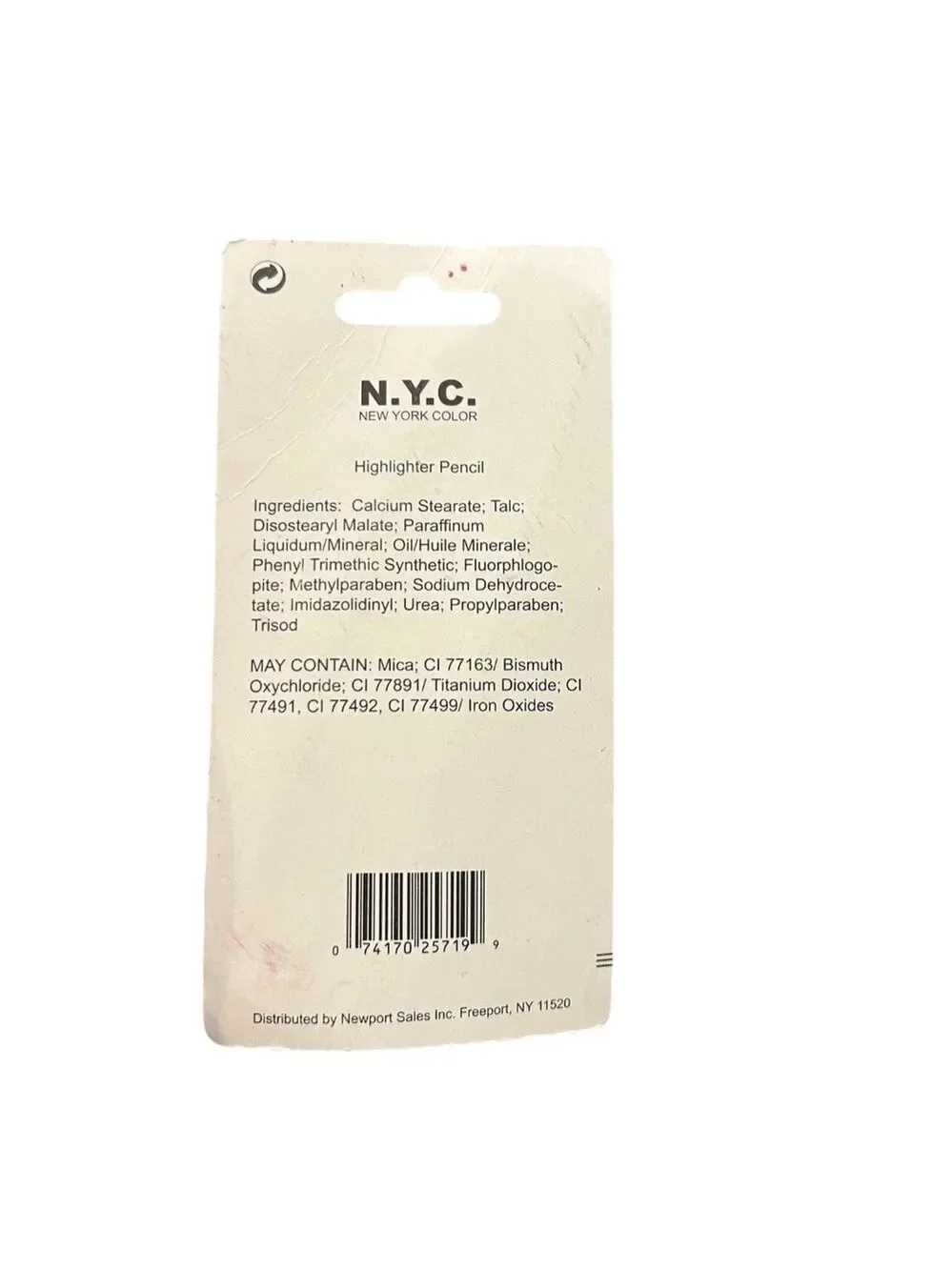 NYC Miss Sparkle Highlighter Pencil Frosty Highlights Eyes